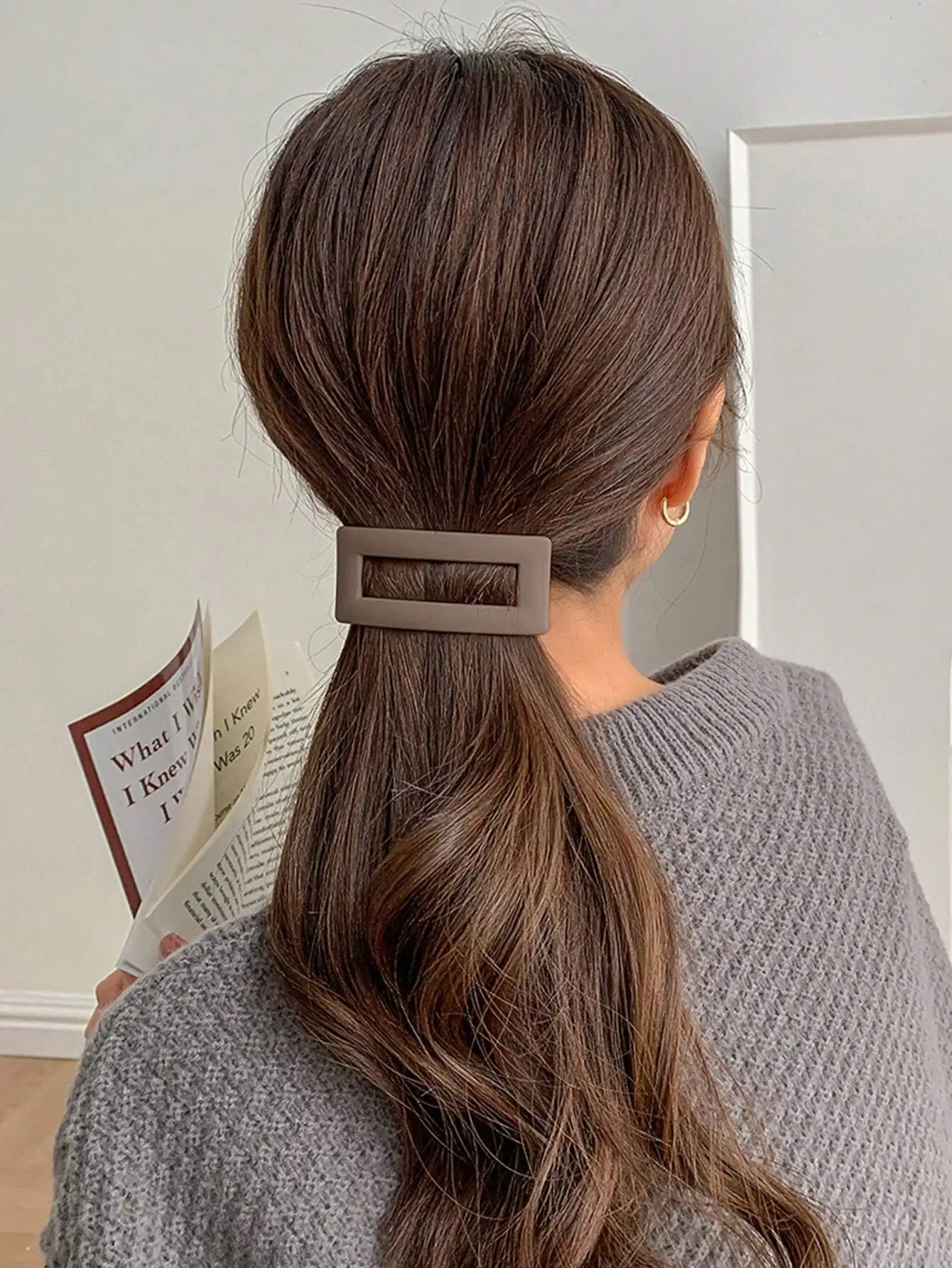 

Geometric Hair Clip For Everyday Styling Suitable For Campus Dating Vacation Daily Travel Casual Claw Clips Hair Claws Hair
