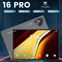 2025 Pad 16 Pro Tablet 5G Dual SIM 10000mAh Tablet 10 inch Android PC 22GB+2TB WIFI Snapdragon 870 Tablets For Children Kids Tab