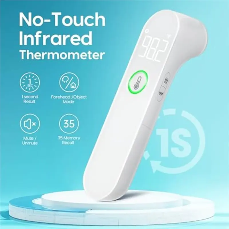 MACH-Thermometer For Adults And Kids, Fast Accurate Baby Thermometer, Fever Alarm & Mute Mode, Baby Essentials