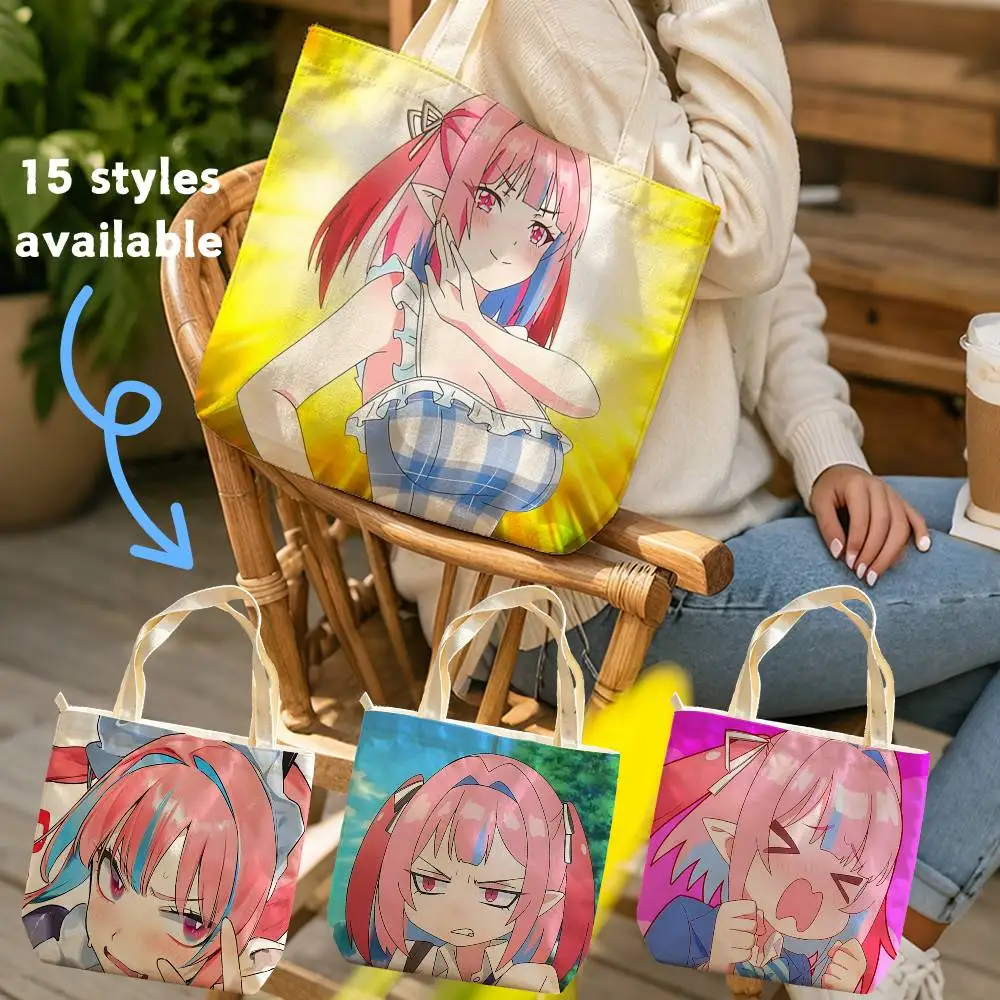K-Kanan-sama Anime Kanan Choroi Waterproof Lined Canvas bags suitable for going to class, shopping, gifts, and commuting