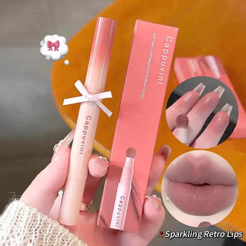 Powder Puff Matte Lip Cream Easy To Apply Non Drying Comfort Formula For Business And Casual Outfits