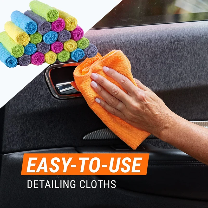 Microfiber Cleaning Cloths All-Purpose Soft Highly Absorbent Streak Free Wash Cloth for House Kitchen Car Window Multi-function