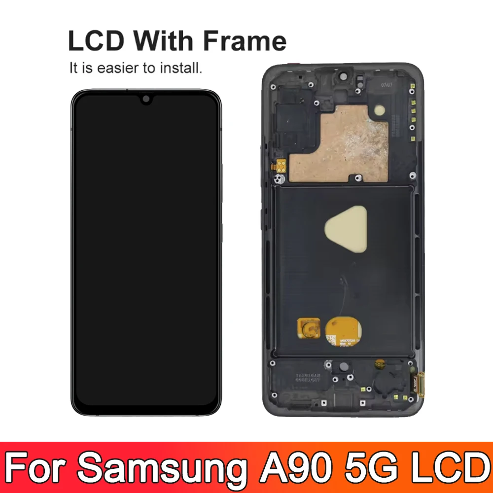 OLED For Samsung galaxy A90 5G A908 LCD Display with Touch Screen Digitizer Assembly For Samsung A90 SM-A908B A908N A9080