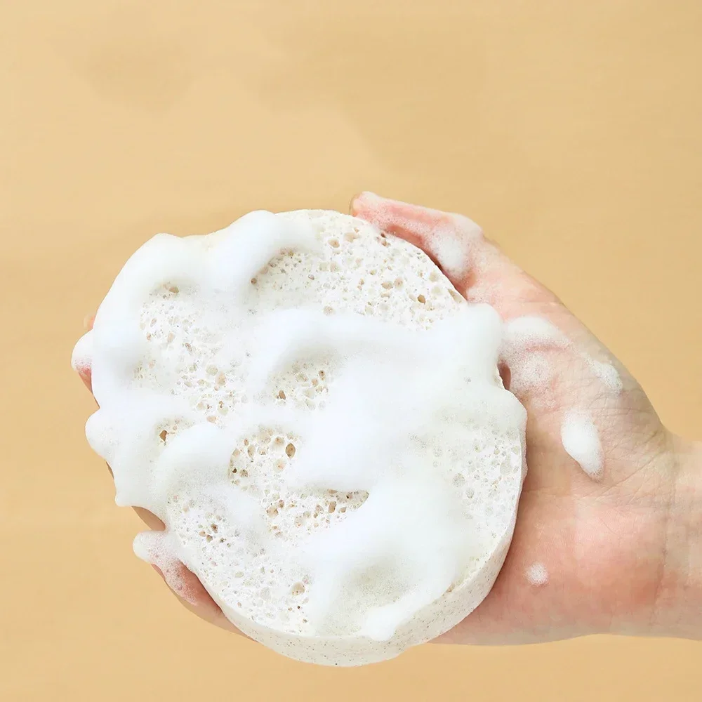 圧縮PVAプロフェッショナル洗顔用フェイススポンジ、角質除去クレンジングスパパッド、クリーンパフ