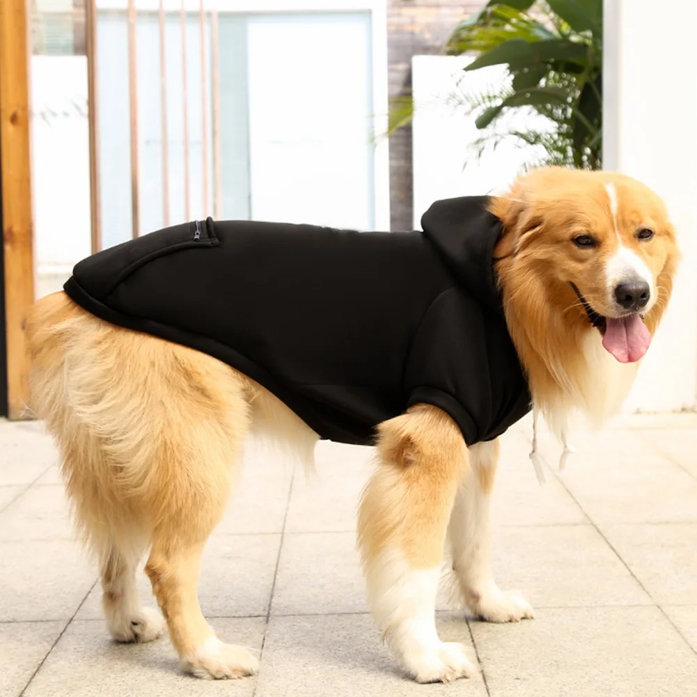 Puppy Dog Hoodie for Small Medium Dogs Hooded Sweatshirt with Pocket Hat Pet Clothes Sweaters Cat Hoodies Coat Winter