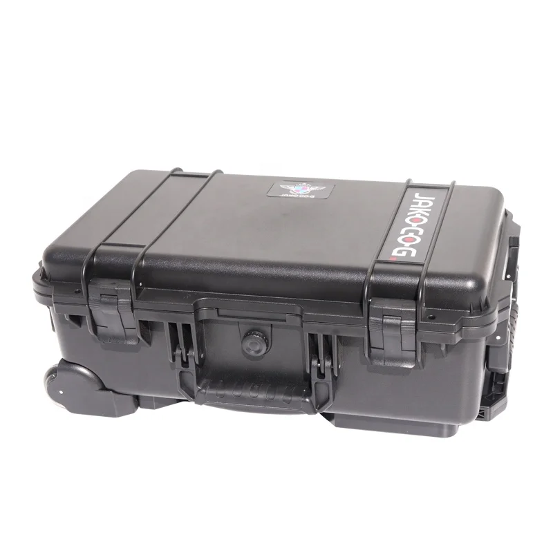 Waterproof Rolling Plastic Hard Tool Box com Rodas, Drone Camera Equipment Case com Lid Organizer ou Esponja para a opção, L212 # X