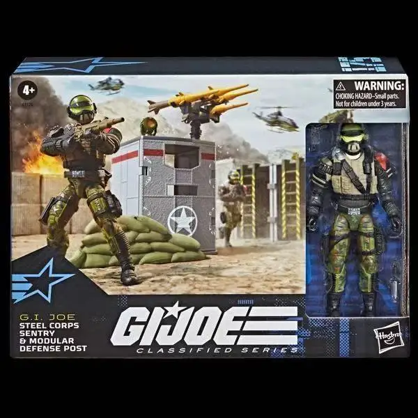 

В наличии G.I. Фигурка Joe GI Joe Classified Series Gij 175 Steel Corps Sentry & Modular Defense Post, модель, игрушка, подарок для хобби