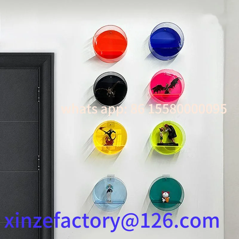 カスタマイズ可能な北欧アクリル壁掛け棚 ブラインドボックス アクションフィギュアディスプレイボックス