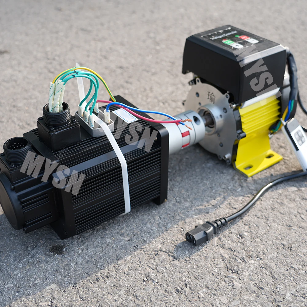 High Efficiency 20KW 30KW 3-in-1 Permanent Magnet Generator 220V 230V Free Energy Alternator DC Output with Variable Speed Motor