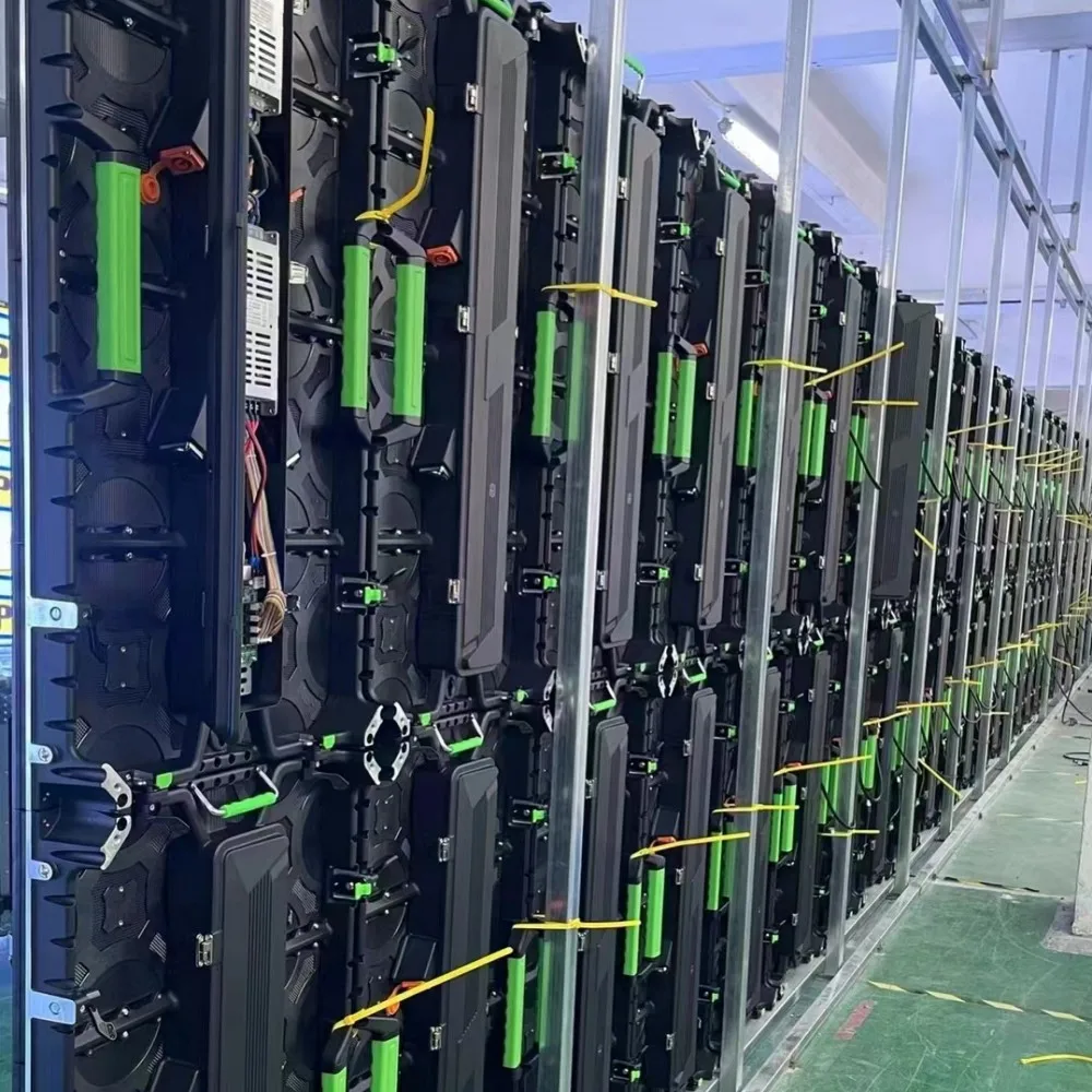 Водонепроницаемый P2.976 для аренды на открытом воздухе, светодиодный экран, шкаф 500x1000 мм, светодиодные панели, коробка для рекламных щитов, вывеска, стена, высокое обновление, 3840 Гц