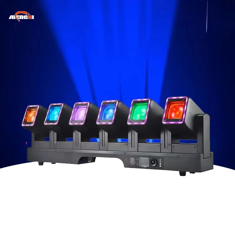 منتجات جديدة وتعزيز كبير ستة خطوط الطول السيف الإلهي 6X60W ضوء المرحلة لنادي الزفاف Dj #1