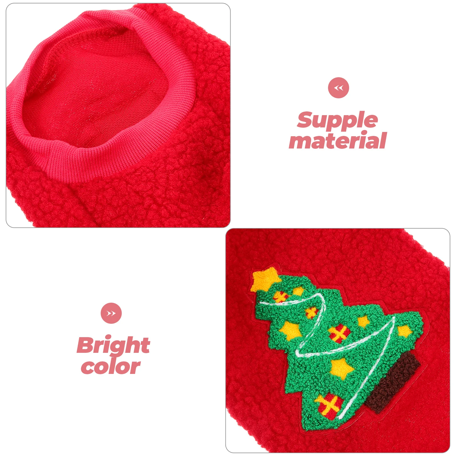 

Christmas Pet Clothes Costume Adorable Dog Holiday Outfits Fleece Small Warm Clothing