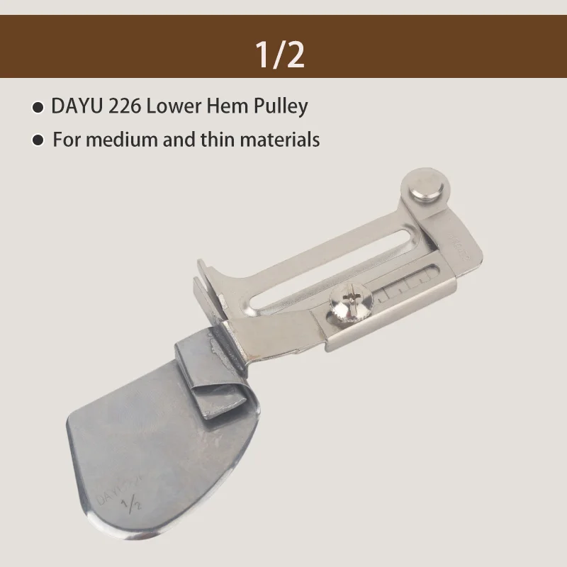 1PCS DAYU226 226 Single Folding Curling Tube Pull Leg Tube Single Layer Upward Folding Curling Pull Tube Hem Curling Device 3/16