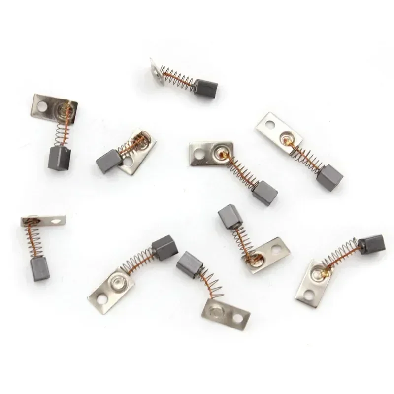 For Saeyang Series 210 102L 105L Carbon Brushes Grinding Machine Micromotor Replacement Spare Parts 10pcs 3*3*4.5mm