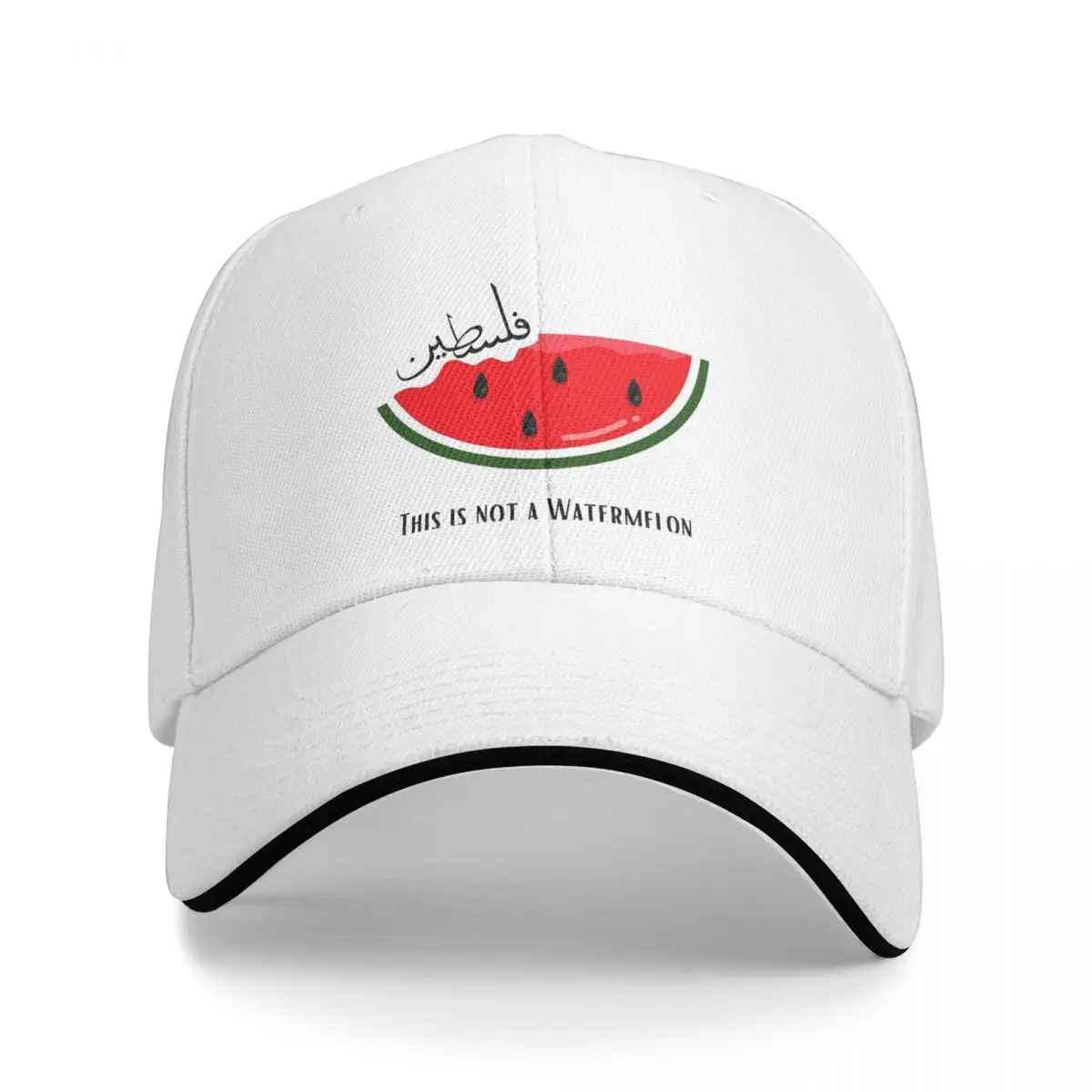 

2024 Magritte Parody This Is Not A Watermelon Baseball Caps for Men Women Casquette Formal Running Golf Caps Hat