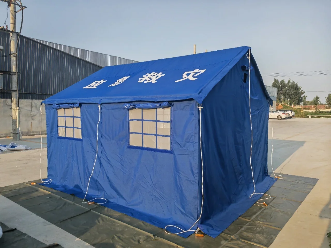 4 أشخاص مخيم لاجئ مقاوم للماء، خيام تخفيف الكوارث المقاومة للحريق