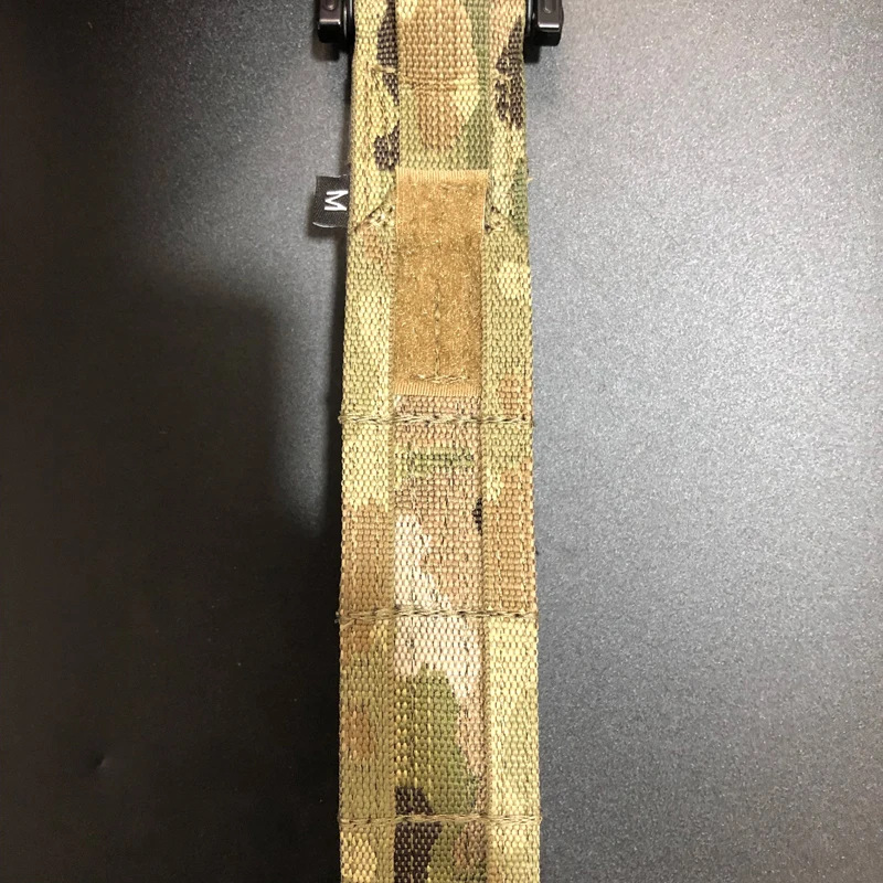 Airsoft Shooting Fighter Belt Tactical Molle Belt Gear Combat Hunting Double Layer Hard Belt Multicam Wide 3.8CM
