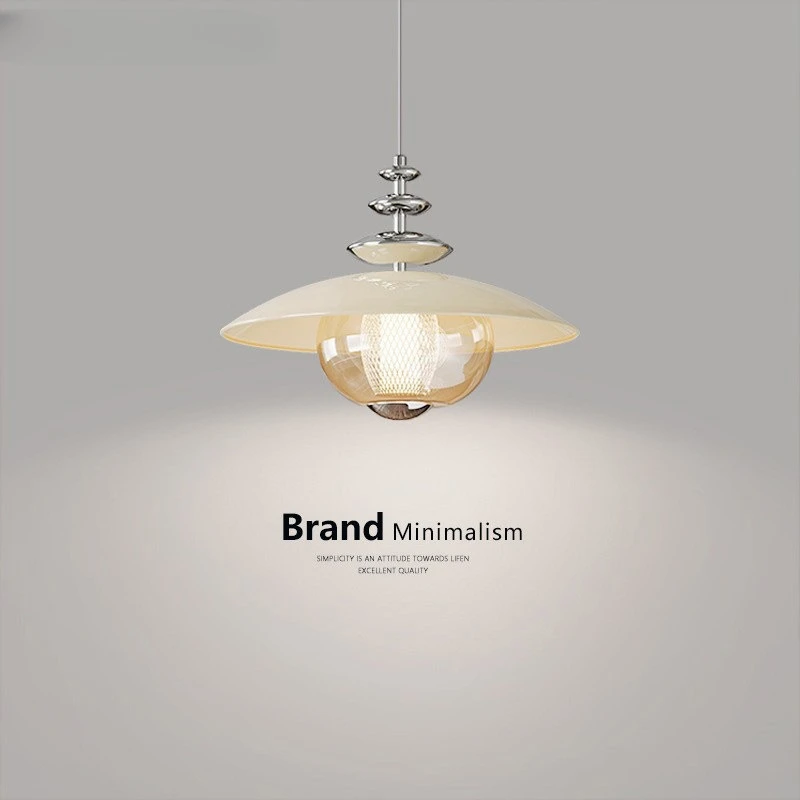 French Cream Style Restaurant Rocker Arm Pendant Lights Bauhaus Bar Creative Personalized Art Tea Room Indoor Decor Chandelier