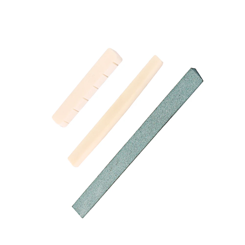 

Beef Bone Pillow + Grinding Stone Guitar Repair File Fret Luthier Tools Bridge Saddle