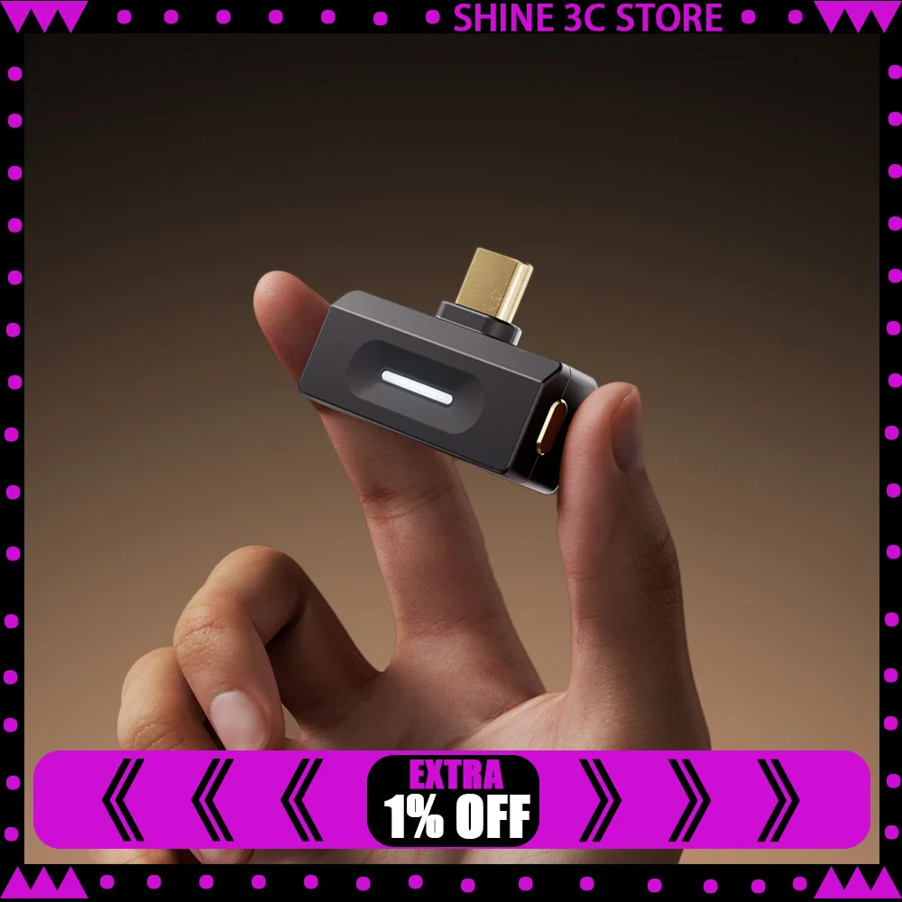 

FiiO Air Link(Type-C) Bluetooth 6.0 Transmitter for Mobile/Game Player to Wireless Headphones, QCC5181 Chip, LDAC/AptX Adaptive