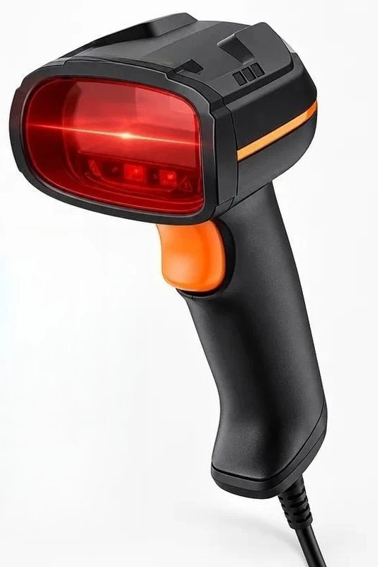 Wireless 2D Barcode Scanner for Inventory Management Handheld Industrial Grade QR Code Reader Express Supermarket Cashier