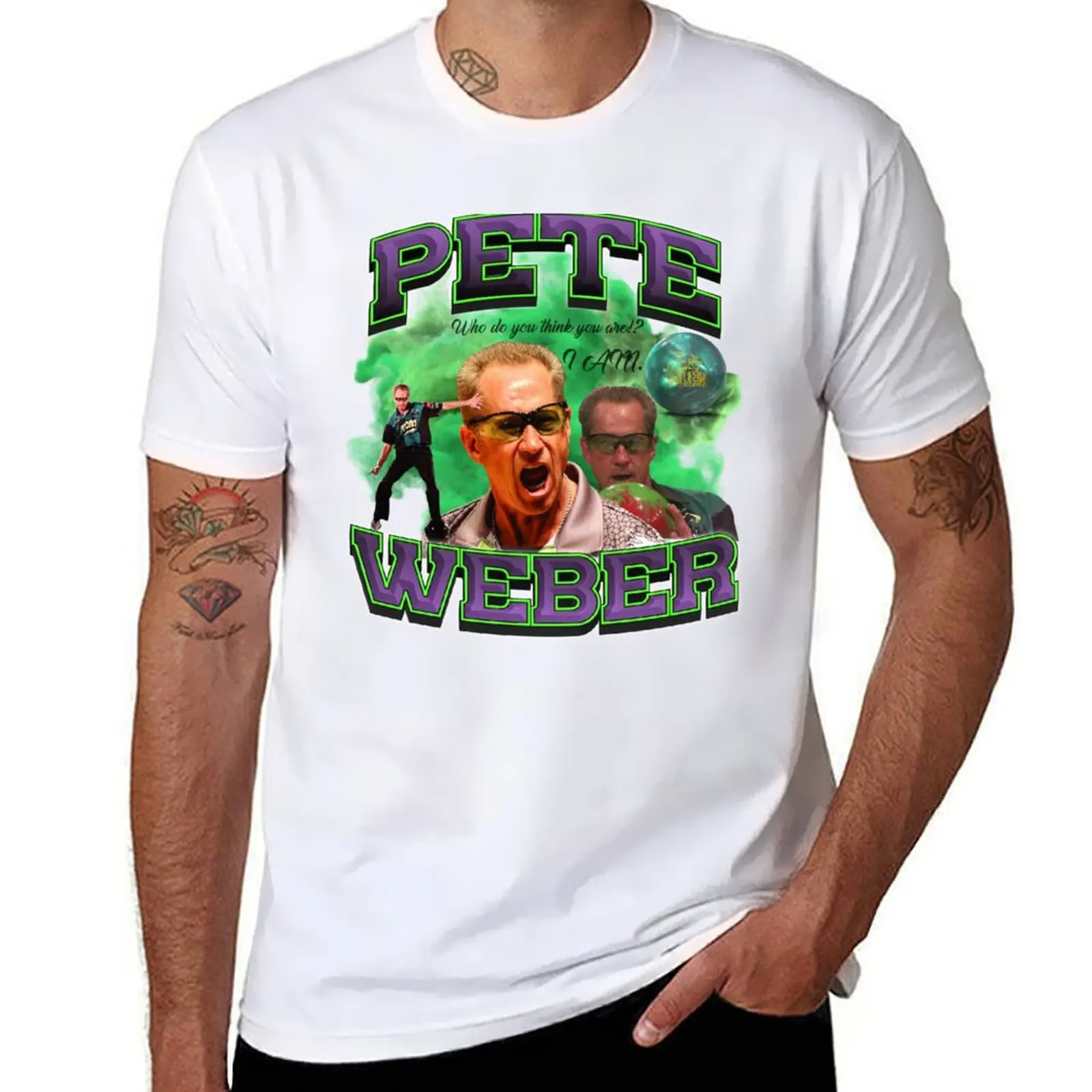 

Pete Weber T-Shirt High Elasticity Sports Tee Shirt