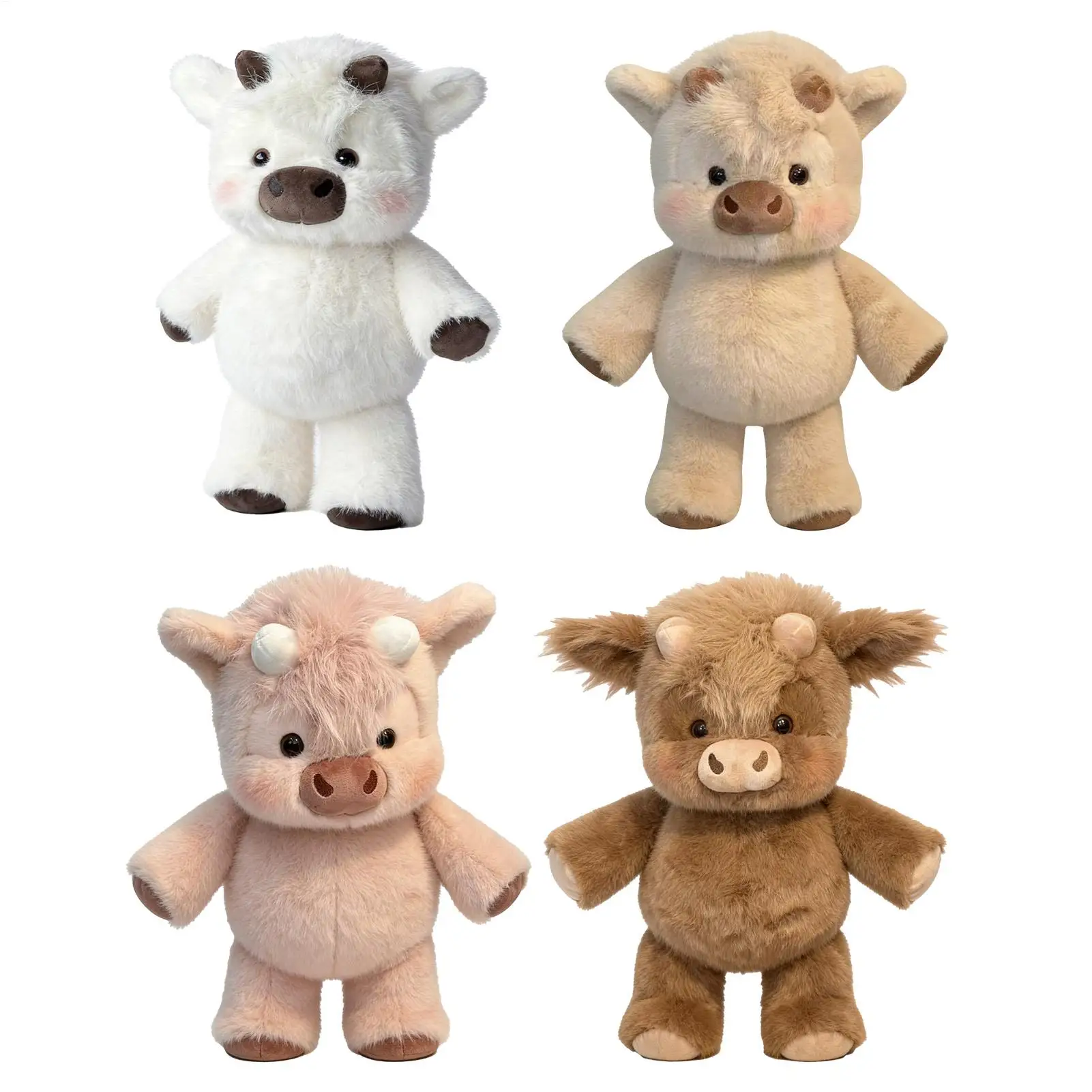 

Plush Cow 45cm Hugging Toy Soft Throw Pillows Stuffed Toy Cute Cow Plush For Boys Girl Gift Nursery Bedroom Bedside Sofa Living