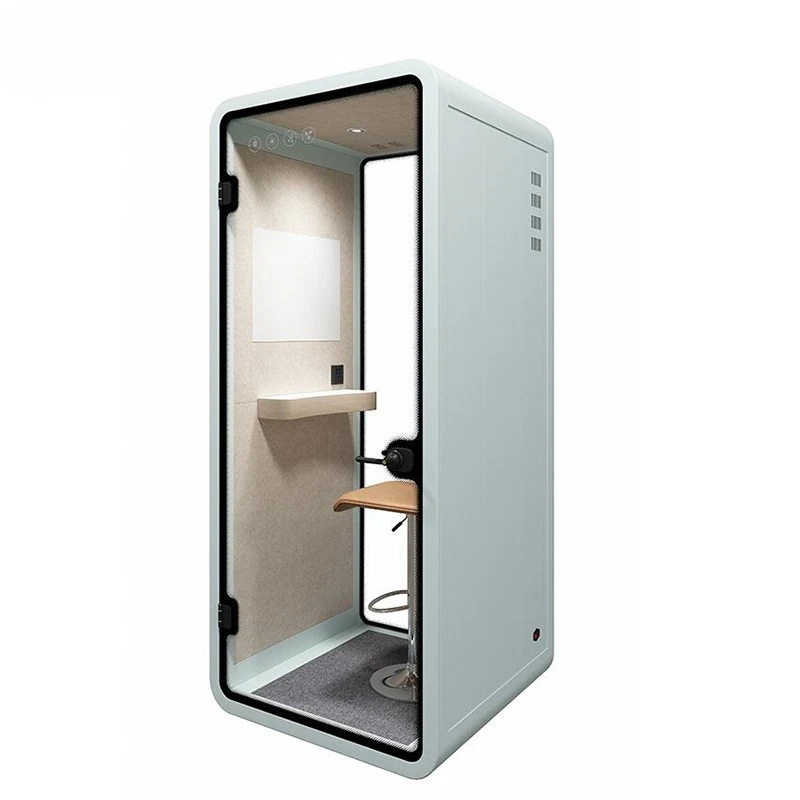 Multi-Size Soundproof Booth Rectangular Acoustic Silence Pod Easy Assembly Indoor Outdoor Privacy Cabin for Meeting Customized