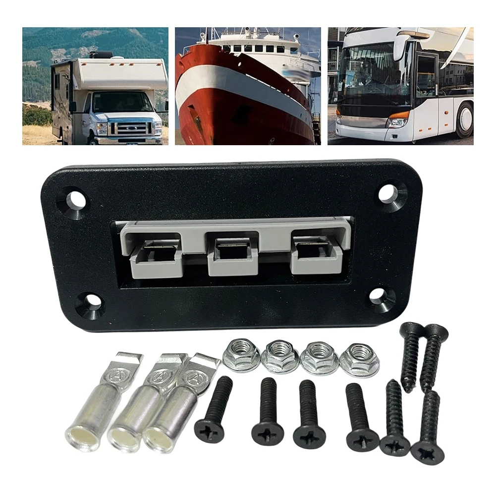 1/2set 50A konektor Plug untuk-Anderson colokan konektor Forklift DC 600V konektor daya tiga tiang UPS suku cadang steker