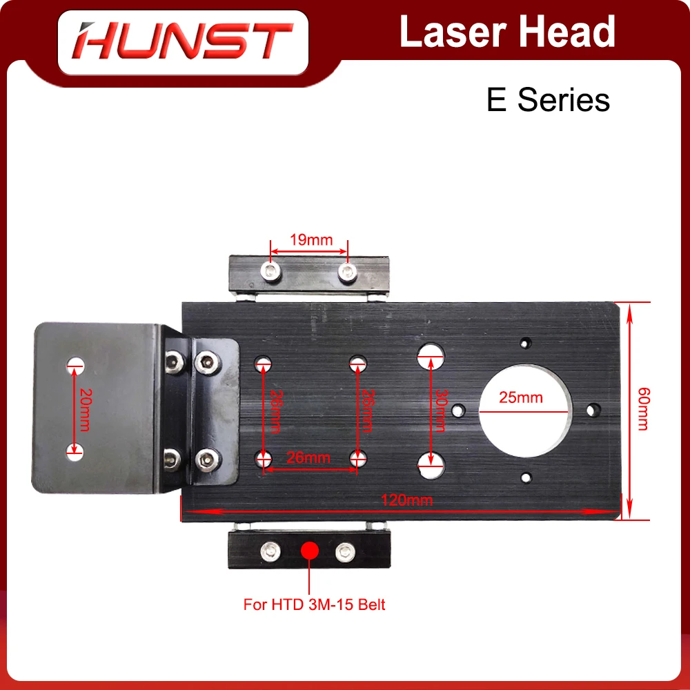 Imagem -04 - Cabeça Laser para Gravação e Máquina de Corte Lente Série e D20 mm Fl50.8 63.5 101.6 mm 25 mm Espelho Hunst-co2