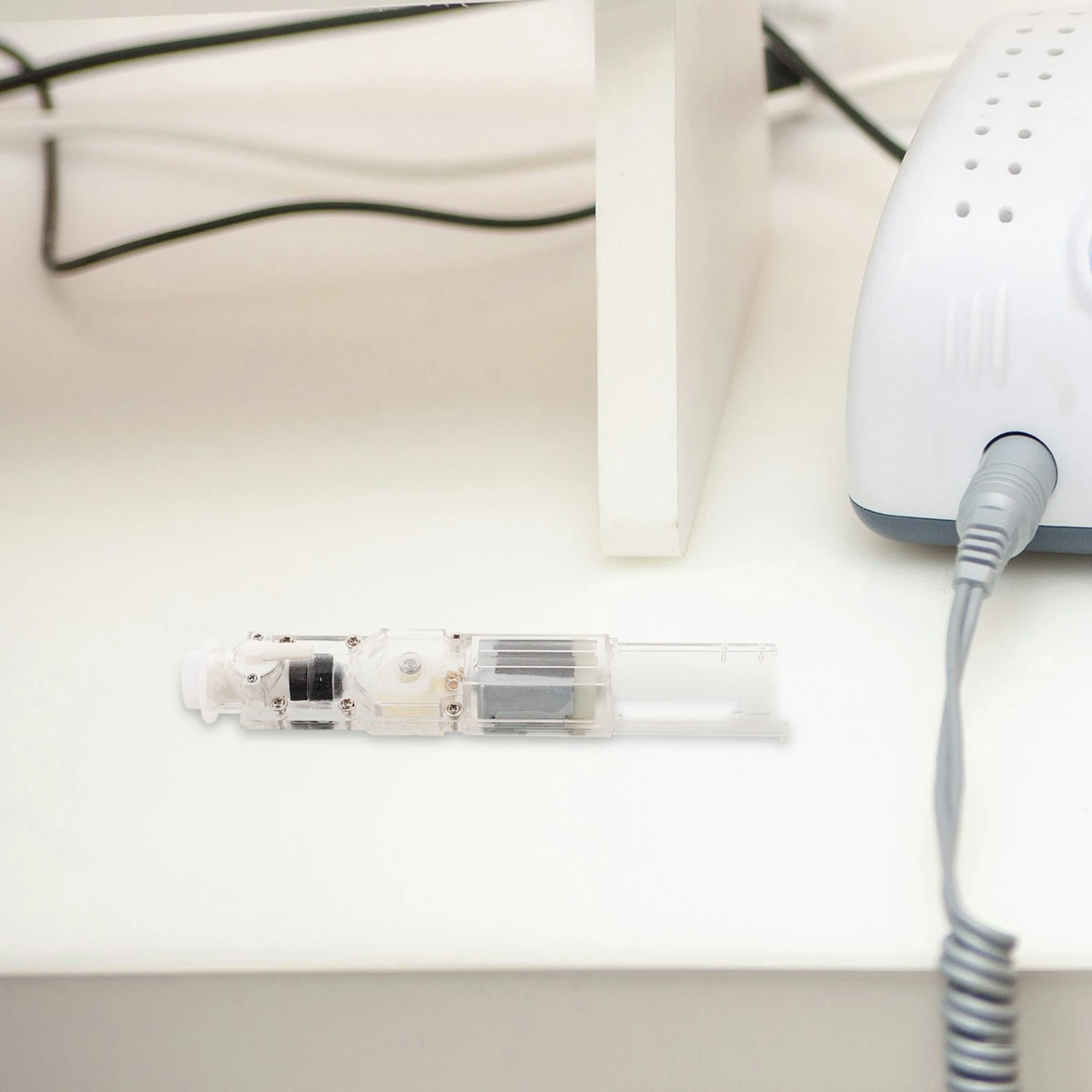 2 Pezzi di Ricambio per Pompa Dentale Trasparente, Pompa a Getto d'Acqua ad Alta Pressione in Plastica Tecnica per Igiene Orale Quotidiana