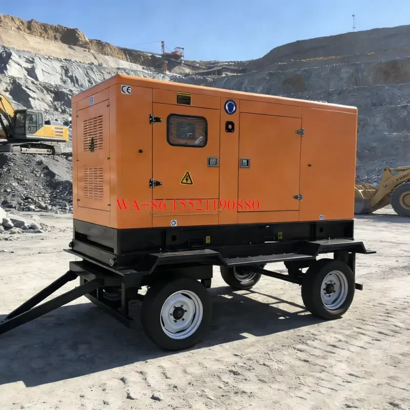 WMWMNU for 2025 New 75Kva Diesel Generator on Trailer Mounted Quiet 40Kva 150Kva Trailer Type Diesel Generator