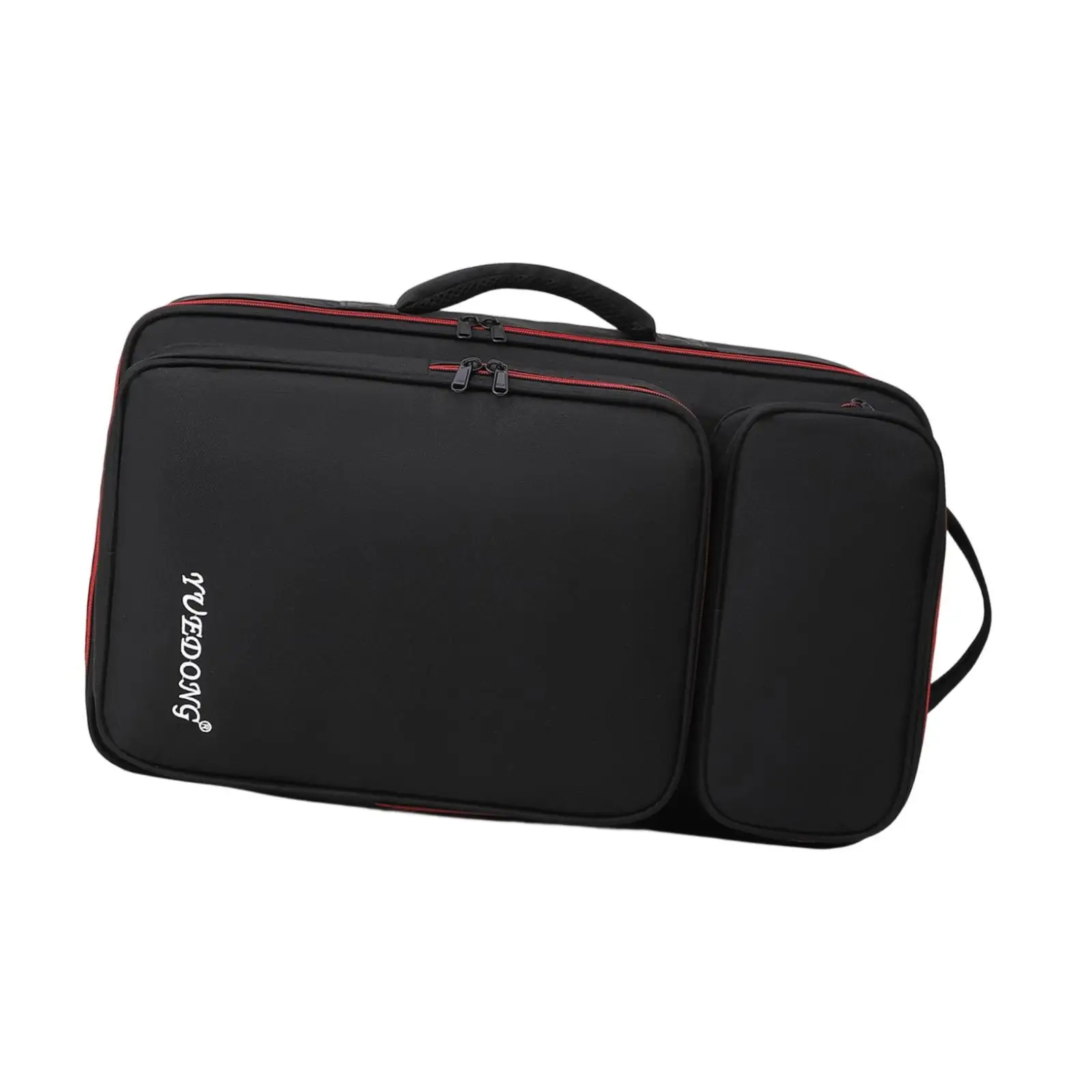 Oxford Cloth Guitar Pedal Board Bag Spacious Pedalboard Handbag with Handle for Daily Transport Rehearsals