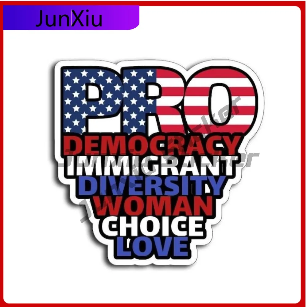 

Pro Equality Sticker Vinyl Decal Patriotic Political Waterproof Scratch-proof Exterior Decals Accessories X500 Motorcycle Sticke