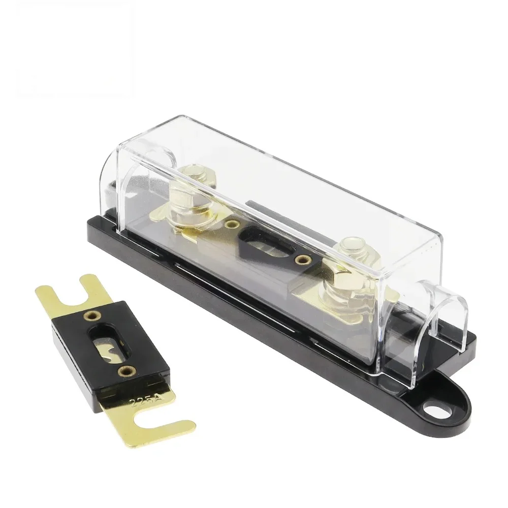 1 Set ANL Fuse Holder Bolt-on Fuse Automotive Fuse Holders Fusible Link With Fuse 40A 60A 80A 100A 200A 250A 300A Fuses AMP view 2