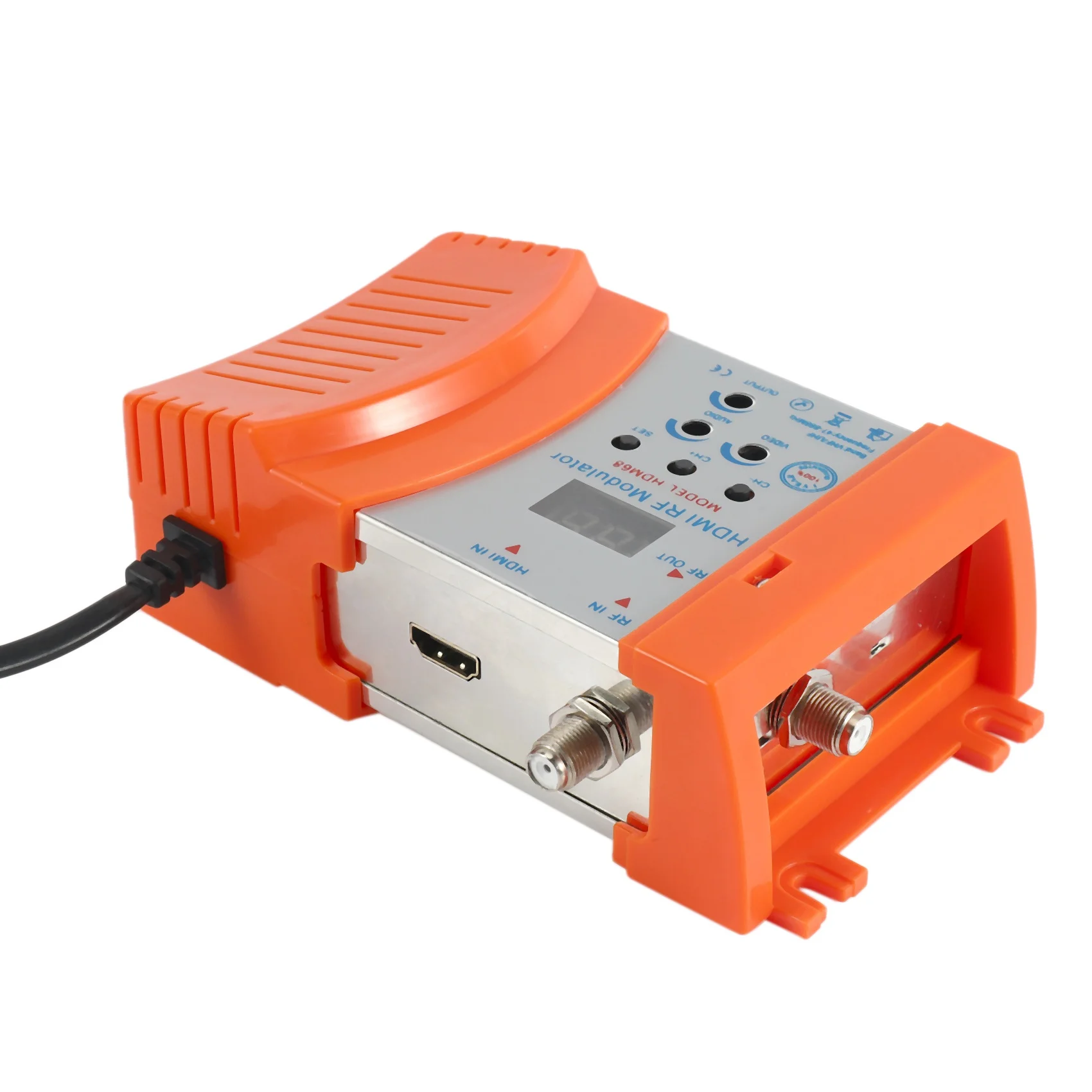 디지털 RF HDMI 변조기, AV-RF 변환기, VHF UHF PAL/NTSC 표준 휴대용 변조기, EU 플러그, HDM68, 신제품