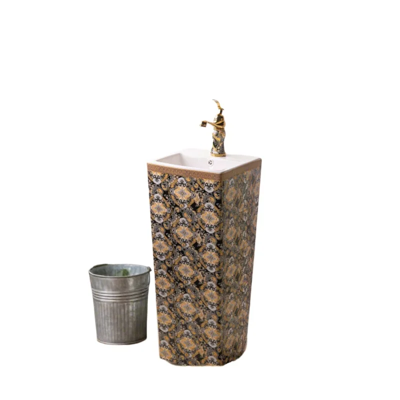 

Balcony floor-to-ceiling wash basin, floor-to-ceiling wash basin, floor-to-ceiling, column basin