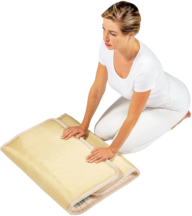 PEMF Far Infrared Heating MAT Jade Crystal Biophoton Anion Kristrallmatte Chakra Balance Physical Therapy Massage Pad Body Pain