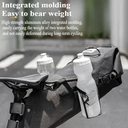 1pc bicycle saddle stable bracket rear seat installation luggage rack stable kettle anti shake support frame accessories