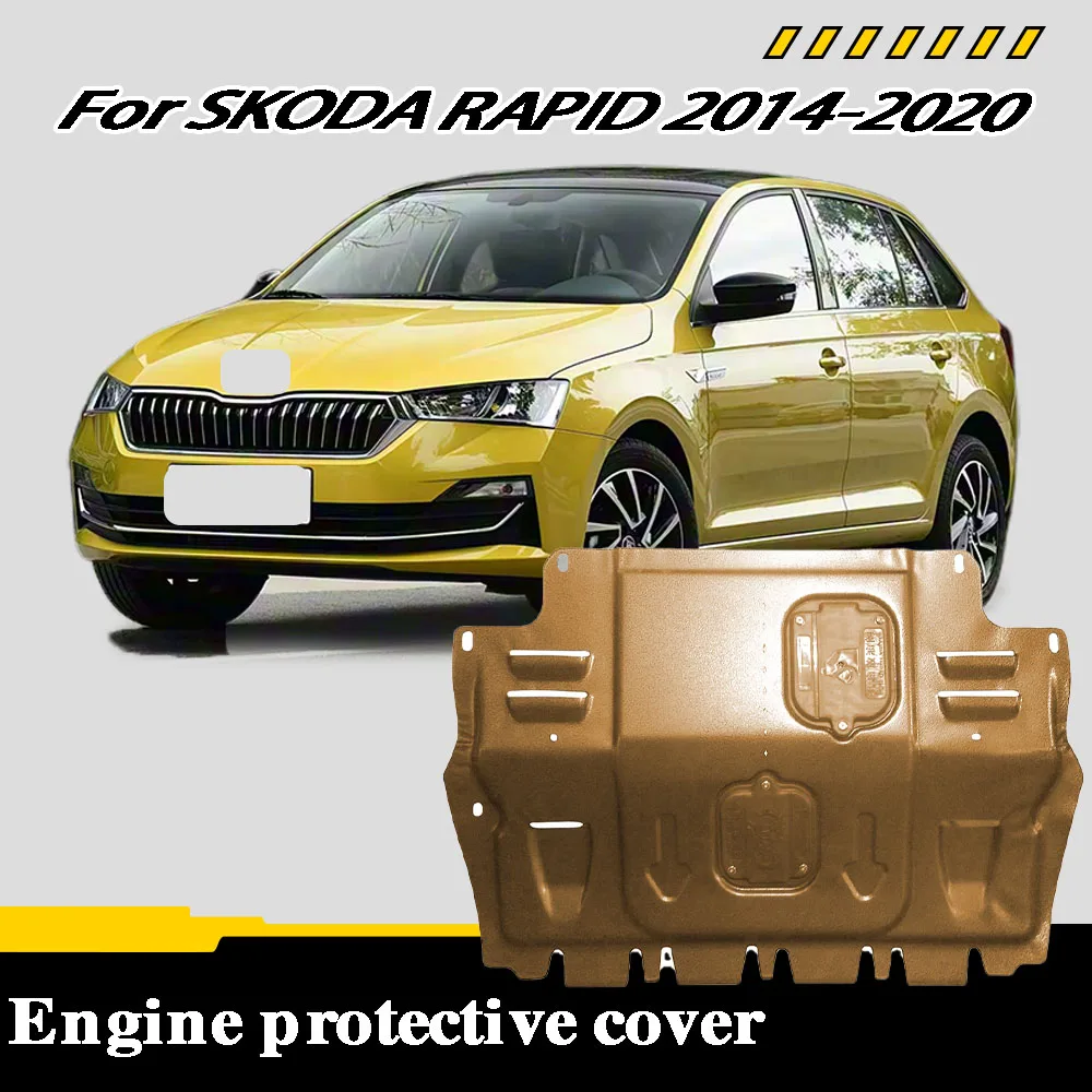 

Car engine shield suitable For SKODA RAPID 2014-2020 1.6L engine under guard, chassis protection plate