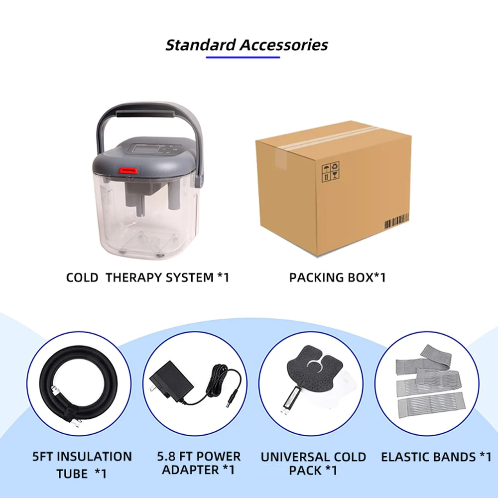 Professional Sports Recovery Ice Pressure Therapy System Cryotherapy Physiotherapy Cold Compression Machine For Shoulder