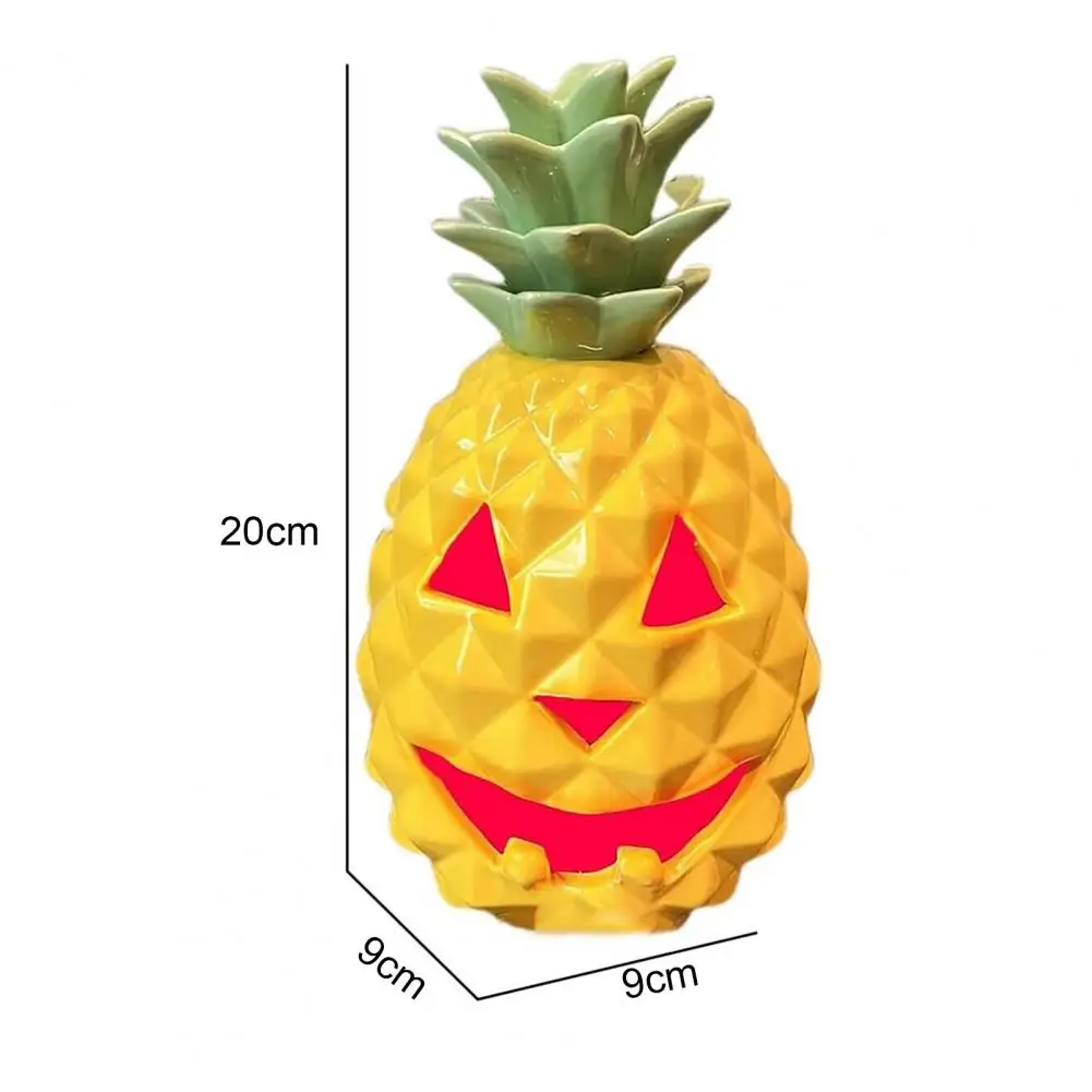 Outdoor Pumpkin Decor Spooky Halloween Pineapple Pumpkin Light Waterproof Led Jack-o-lantern Decoration for Indoor/outdoor