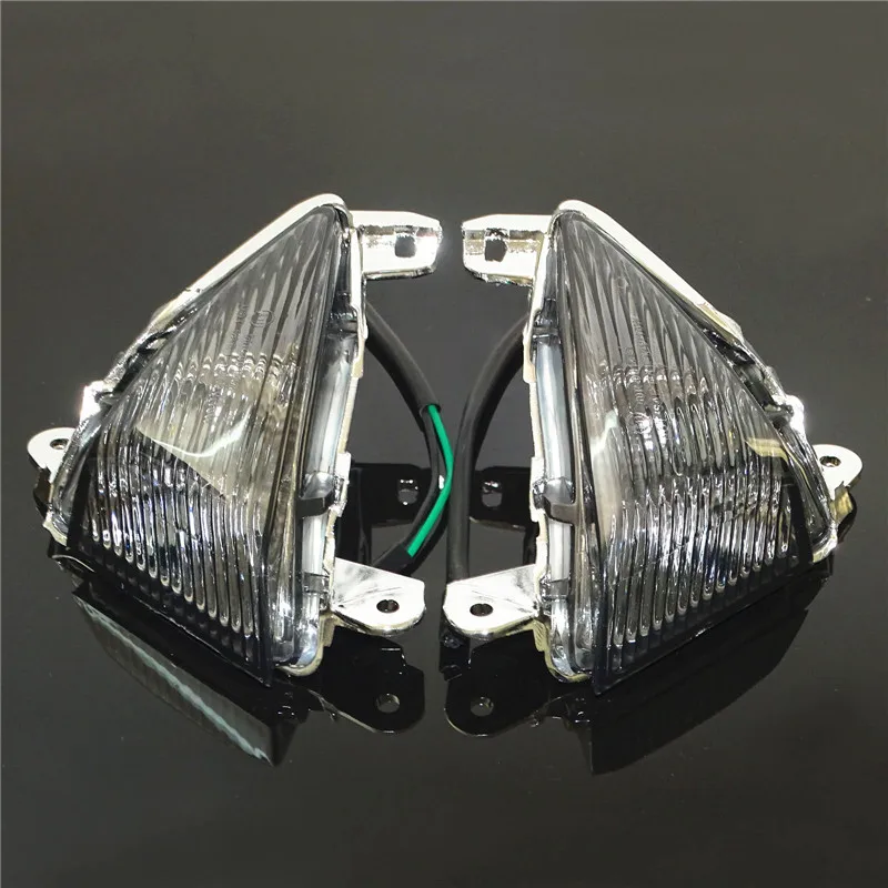 waase For Kawasaki Ninja ZX6R ZX636 ZX-6R ZX-636 2005 2006 2007 2008-2012 E-Mark Front Turn Signals Cover Blinker Indicator Lens