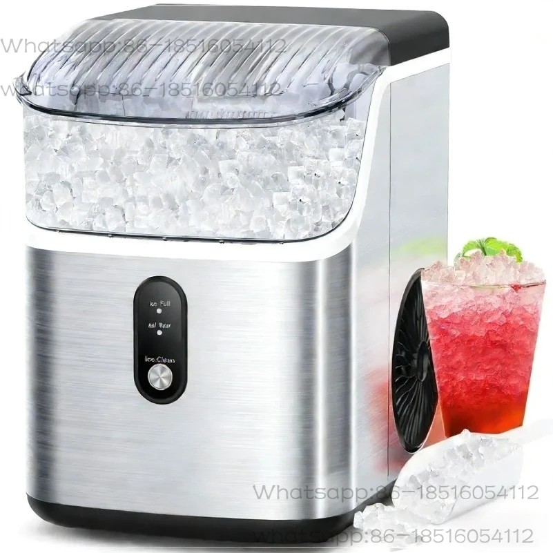 

Счетчик льдогенератора, дробилка мягкого жевания льда, портативный счетчик льдогенератора для гальки, 34 фунта в день