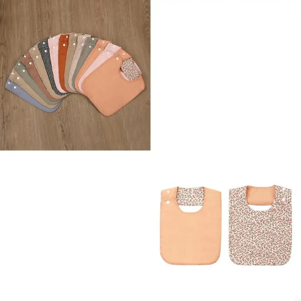 

Floral Newborn Bibs Vintage Baby Boys Girls Waterproof Saliva Towel Burp Cloth 425F