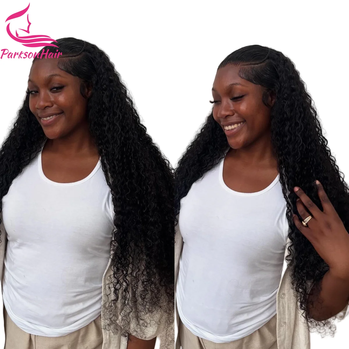 

250% Deep Curly HD 5x5 Lace Closure Human Hair Wigs For Women Brazilian Swiss Lace Front Human Hair Curly Wigs On Clearance Sale