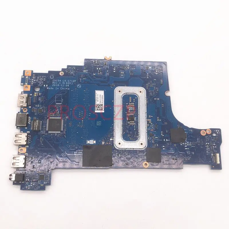 CN-05XKH4 05XKH4 5XKH4 Mainboard Para DELL Inspiron 3580 3588 Laptop Placa-mãe Com SRFFZ i3-8145U CPU LA-G712P 100% Completamente Testado