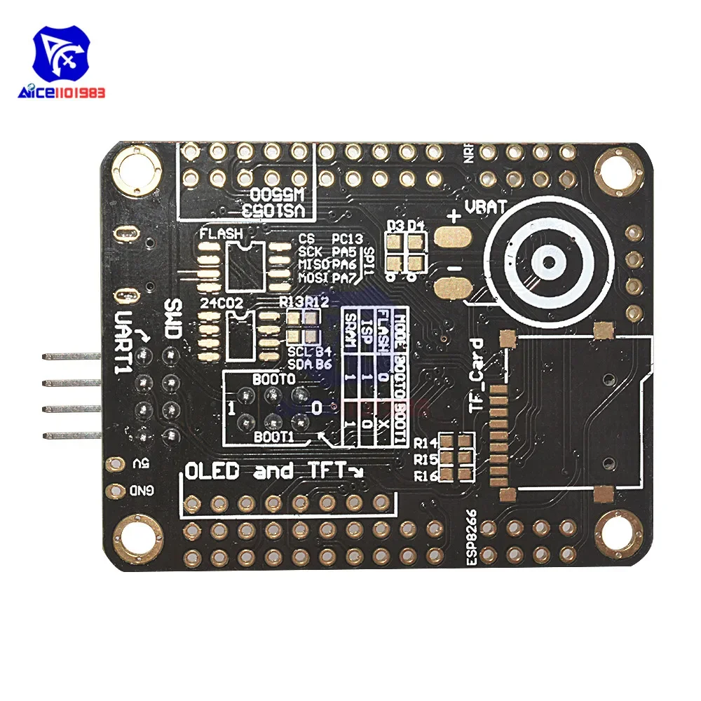 Mini STM32F103C8T6 ARM System Development Board STM32 51 Core Board Module WIFI ESP8266 NRF24L01 Interface With Cable