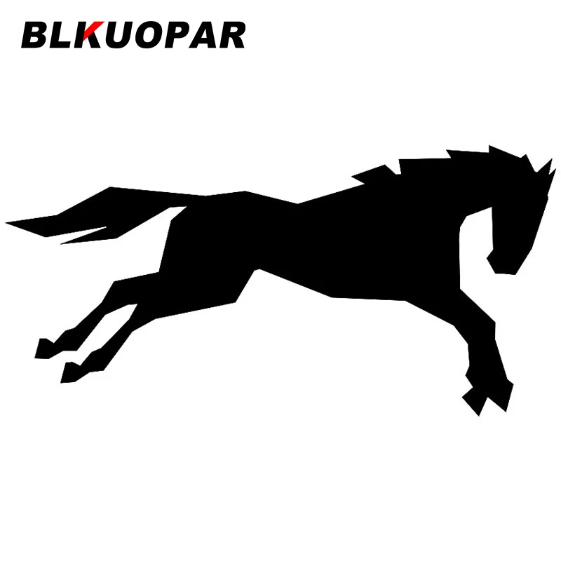 

BLKUOPAR For Racing Horse Motion Derby Car Stickers Sunscreen Decals Air Conditioner Windows Surfboard Decal Car Accessories DIY