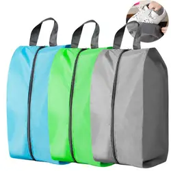 Shoe Storage Organizer Bag Waterproof Nylon Fabric with Sturdy Zipper for Traveling Shoe Portable Hanging Bag for Kids Woman Man